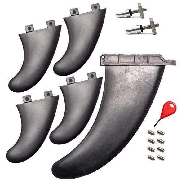 Quad Fin Pack w/ Tool-Free Screw – Level Six USA