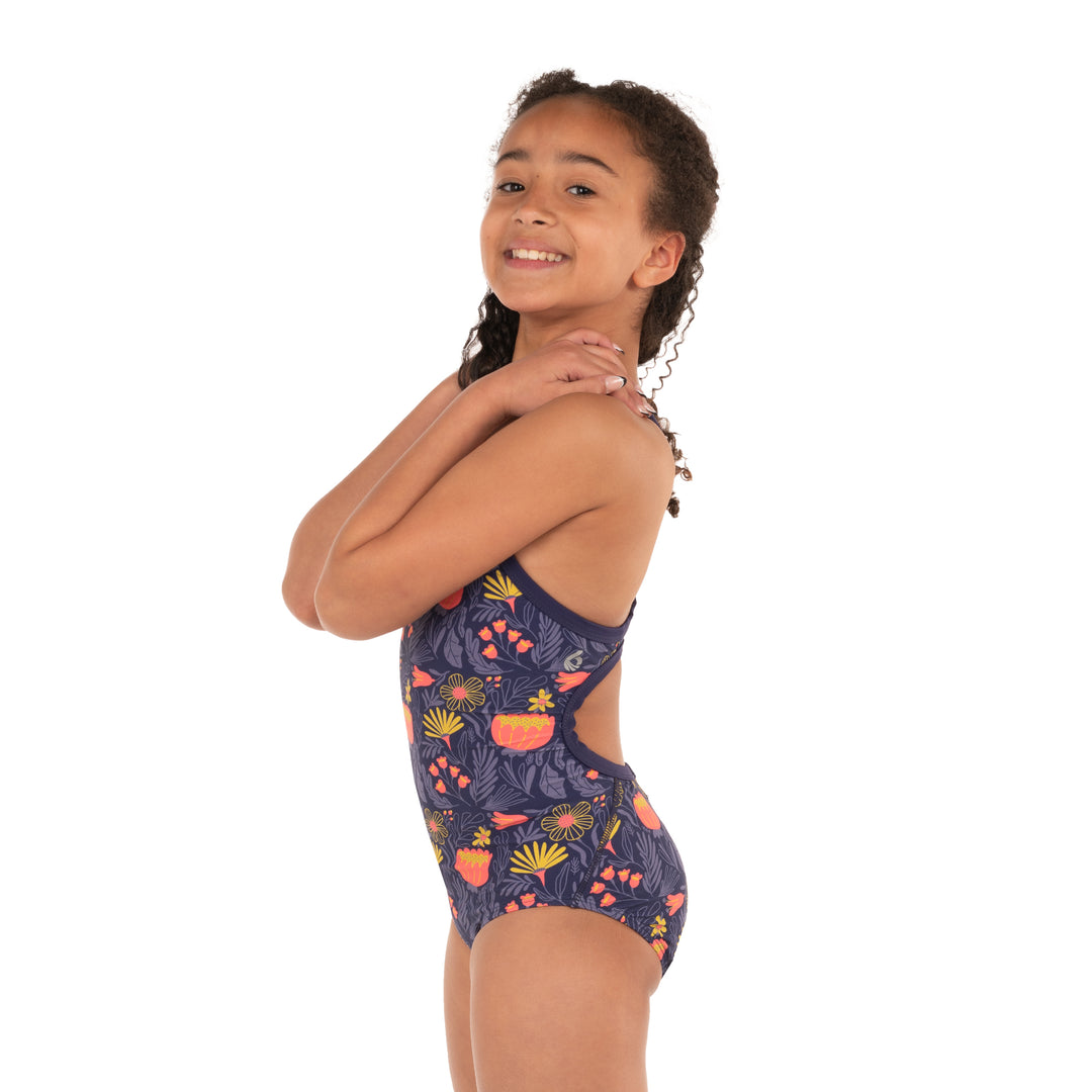 Taylor - Youth Thin Strap One Piece Swimsuit